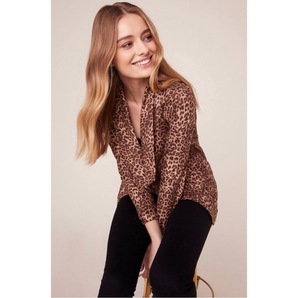 💕BB Dakota animal print faux- suede jacket/blazer NWT